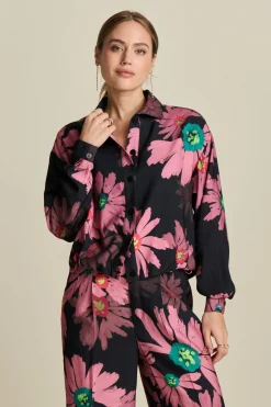 BLOUSE Big Blooming Pink