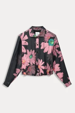 BLOUSE Big Blooming Pink