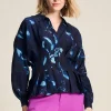 BLOUSE Feathers And Florals