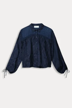 BLOUSE Jacquard Midnight Blue