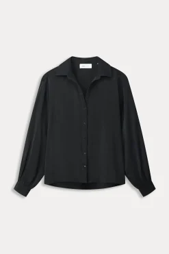 BLOUSE Violet Shimmer Black